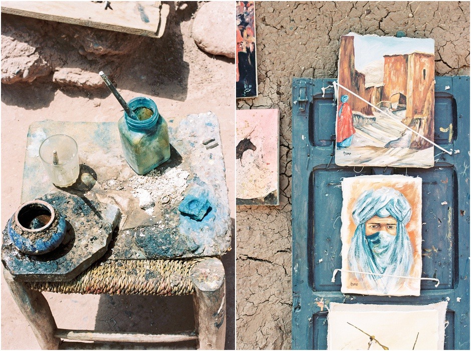  Ksar of Ait-Ben-Haddou, images of the paintings and paint