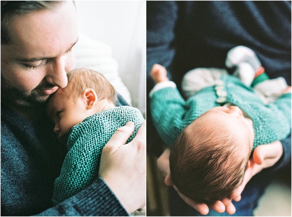 Dad and son, lifestyle photography, newborn, Hertfordshire.